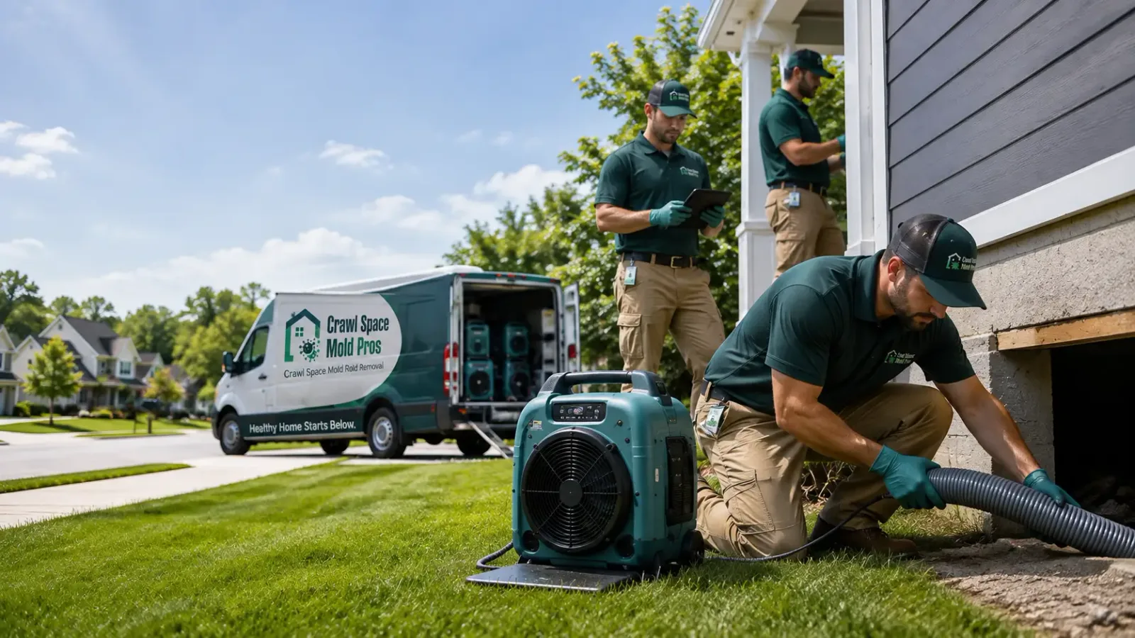 Crawl Space Mold Removal in Stonyford, CA